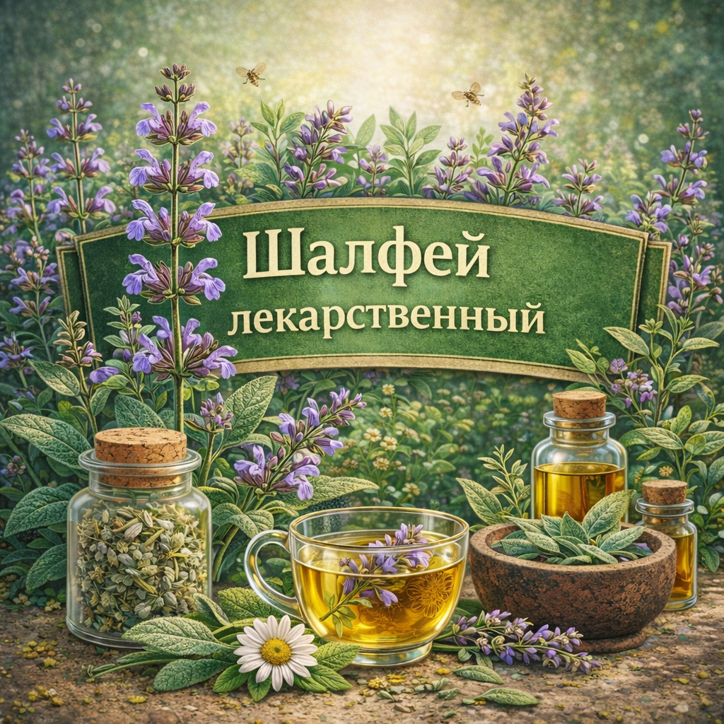 Шалфей лекарственный — лекарственное растение, используемое в народной практике и фитотерапии.