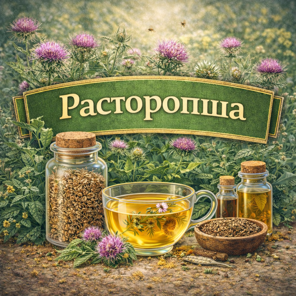 Расторопша— лекарственное растение, используемое в народной практике и фитотерапии.