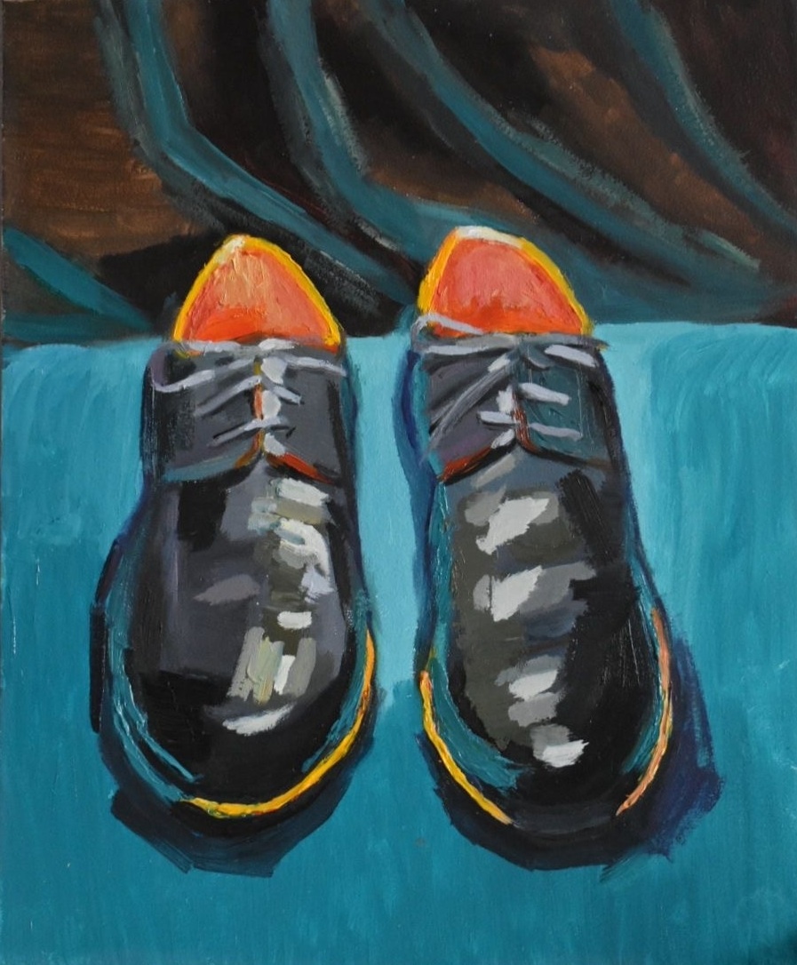 Та самая знаменитая картина маслом - "Старые ботинки"