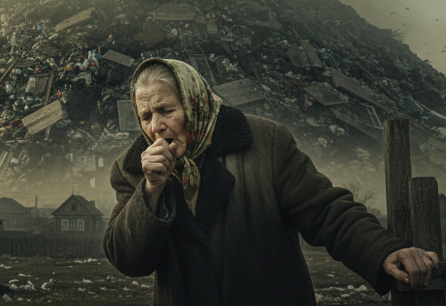 Старушка задыхалась от вони, а её дом хотели снести