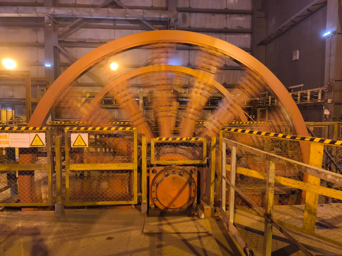 Копровые шкивы в работе