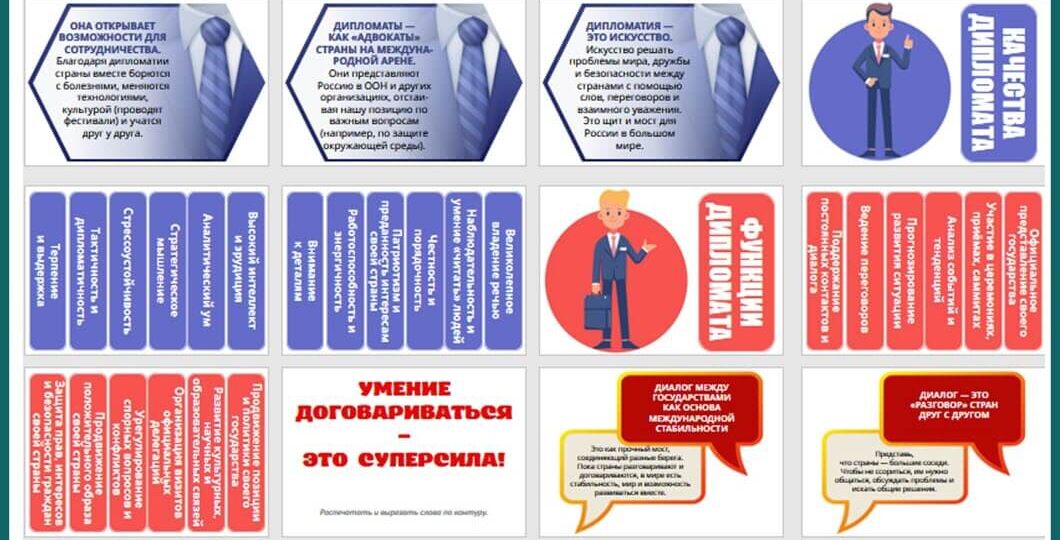 Оформление доски «Слушать, слышать и договариваться. Кто такие дипломаты?». Разговоры о важном 9 февраля