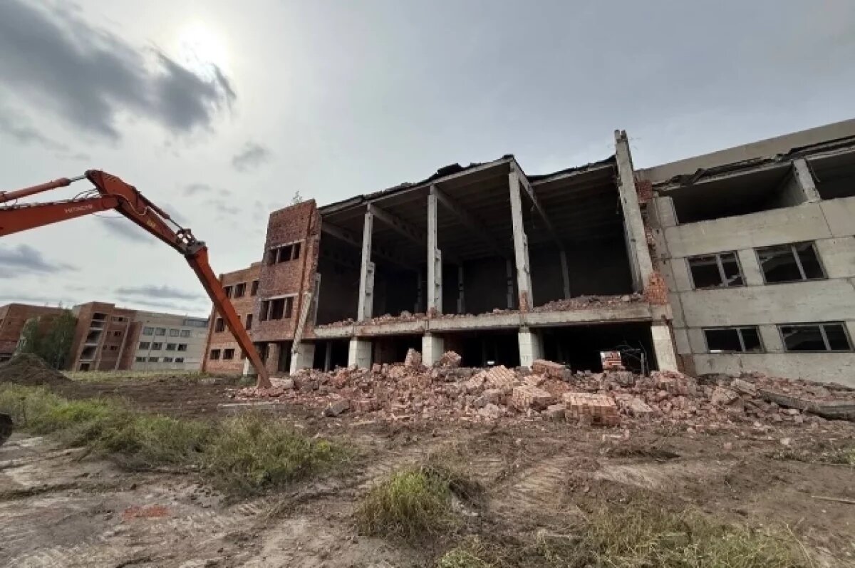   На территории аэропорта «Омск-Фёдоровка» демонтировали все недострои