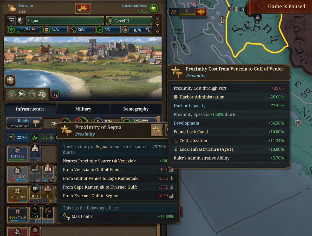 Скриншот игры Europa Universalis V. Источник: Paradox Interactive