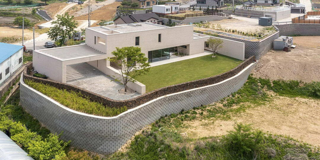 Дом с пятью дворами и ещё 4 современных дома в Южной Корее