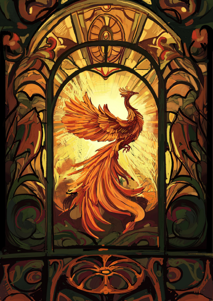 Александра Рудавская. Феникс во дворце. 2024 