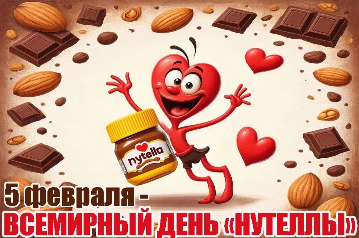   Всемирный день «Нутеллы» — открытки
