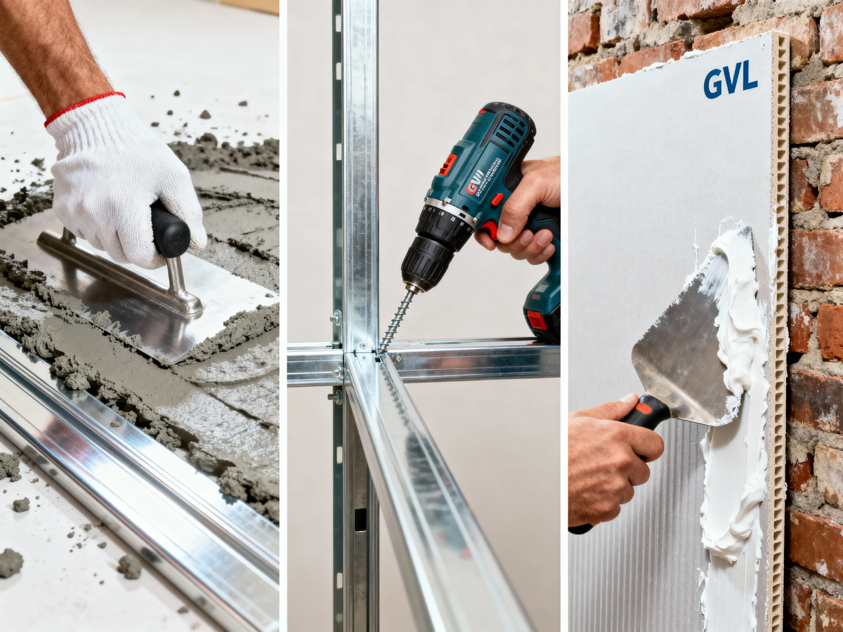 Штукатурка, каркас, плита на клей. От классики до современного хардкора — все методы ведут к идеальной плоскости.