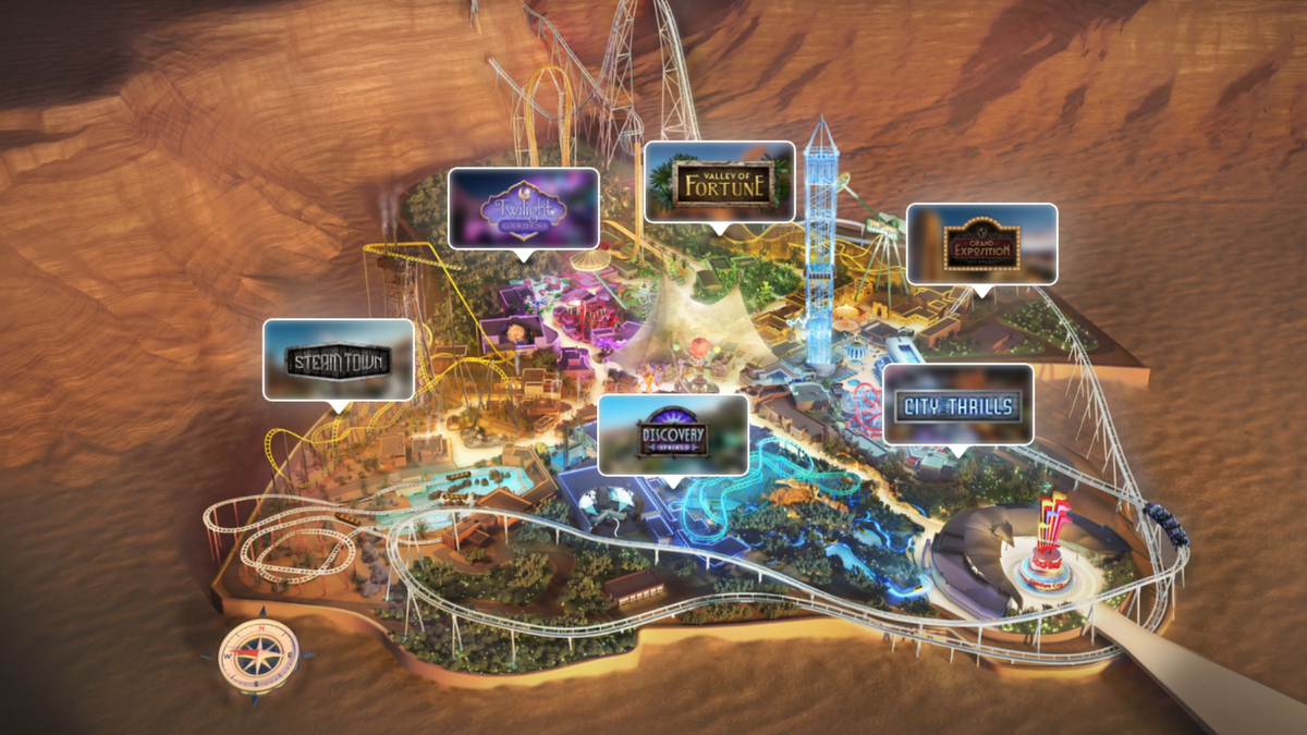    Парк аттракционов в Саудовской Аравии