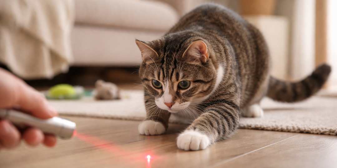 Почему игра с лазерной указкой может навредить кошке?