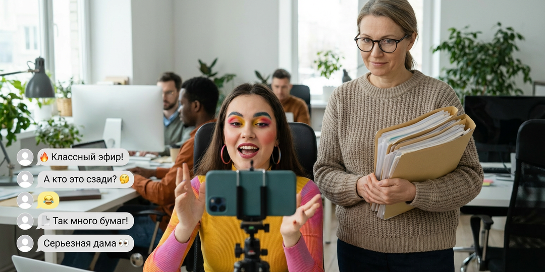 К нам в отдел взяли «девочку-зумера» для омоложения коллектива. Она снимала ТикТоки вместо работы, пока я не попала в кадр