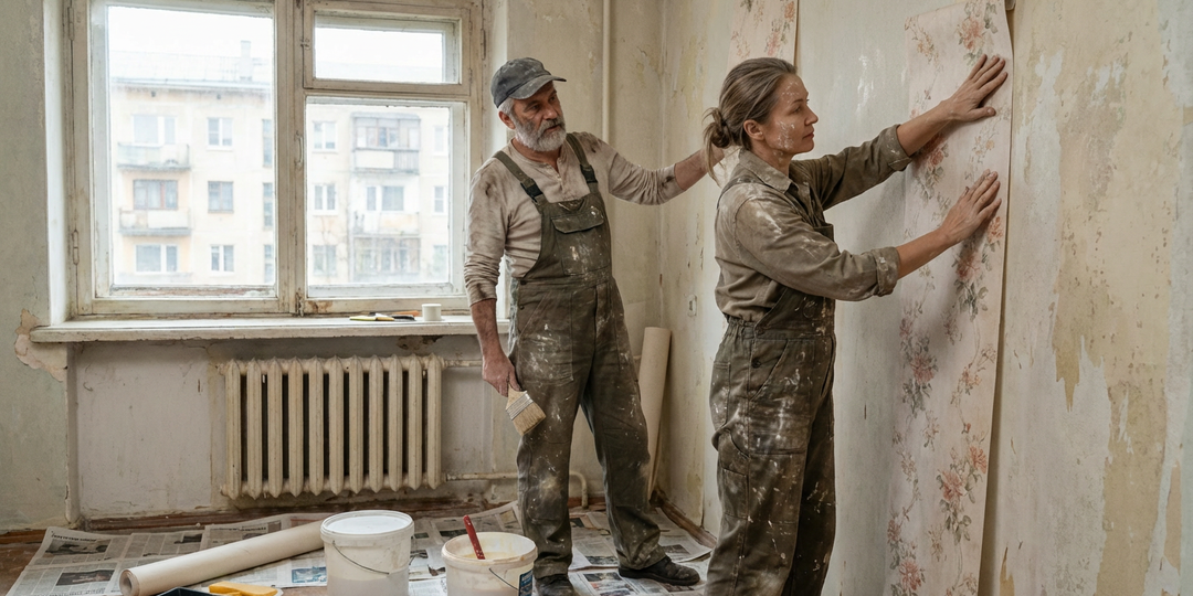 Золовка попросила "поклеить обои", а мы сделали ей евроремонт бесплатно. Когда я увидела квартиру на Авито, я пошла в суд