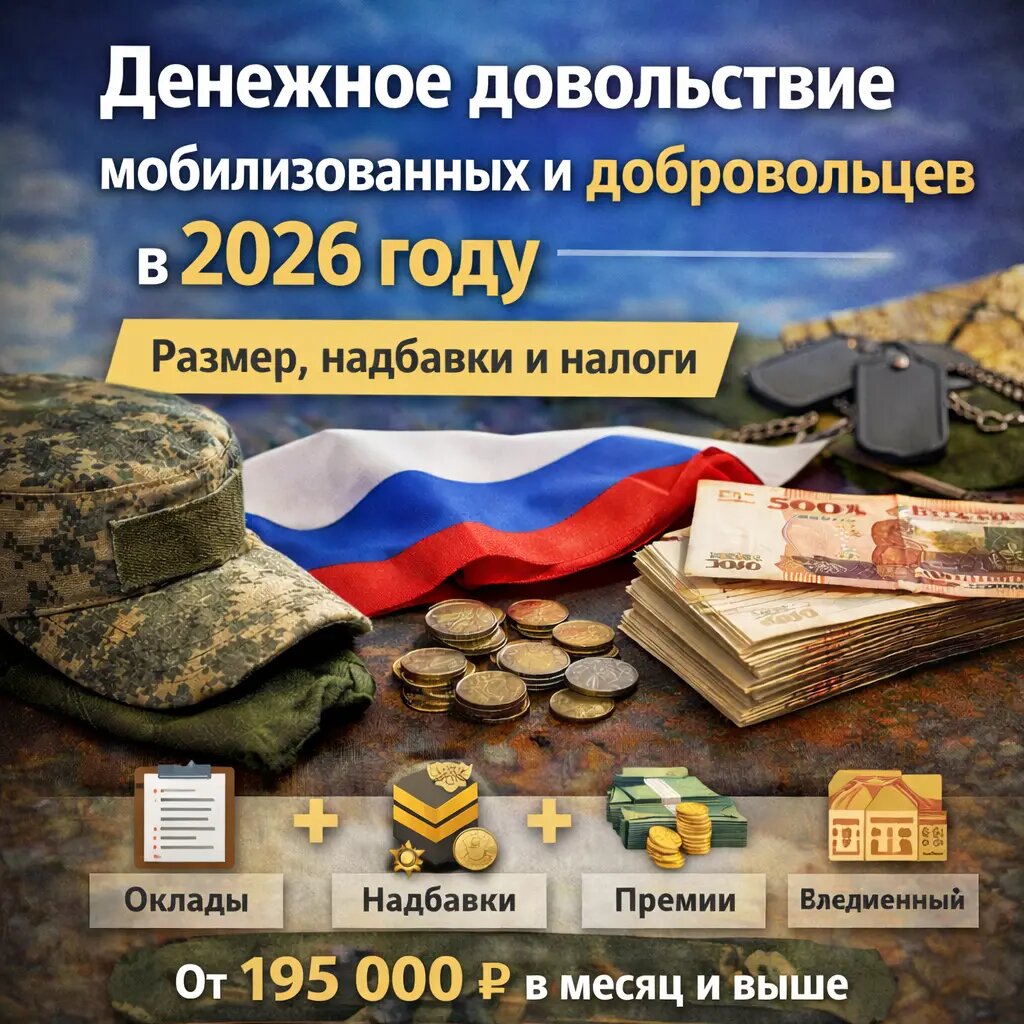 Из чего складываются выплаты в 2026 году: оклады по должности и званию, надбавки, премии и налоги.