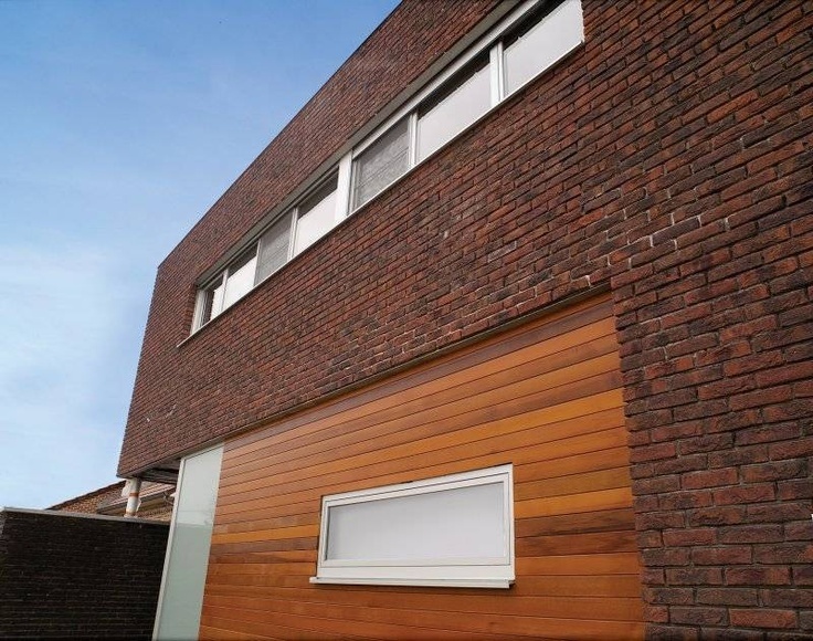 Кирпич + дерево