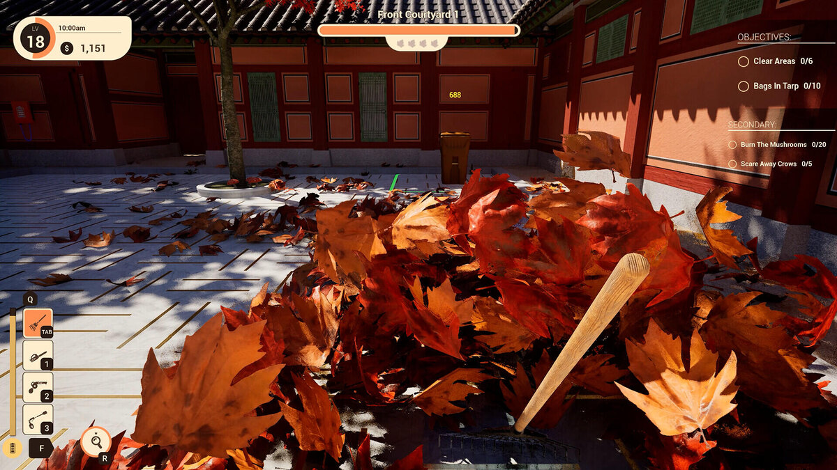    Галерея игры Leaf Blower Co.