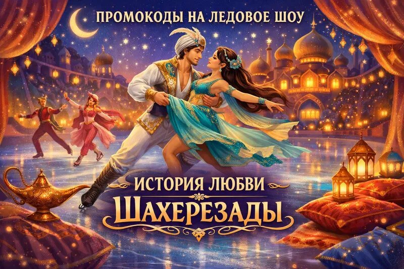 ПРОМОКОДЫ на Ледовое Шоу Навки «История Любви Шахерезады» в 2026 и Стоит ли Идти?