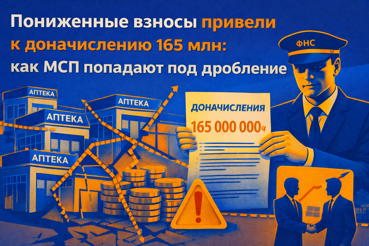 Пониженные страховые взносы как риск дробления бизнеса: чему учит дело аптечной сети