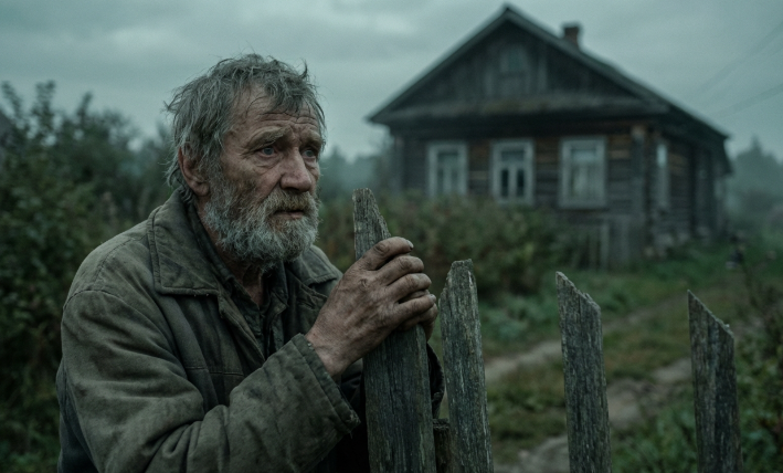 Старика выгнали из собственного дома — ему пришлось жить в лесу