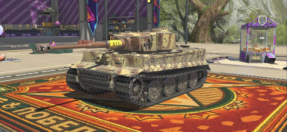 Tiger I в кмуфляже "Лис"