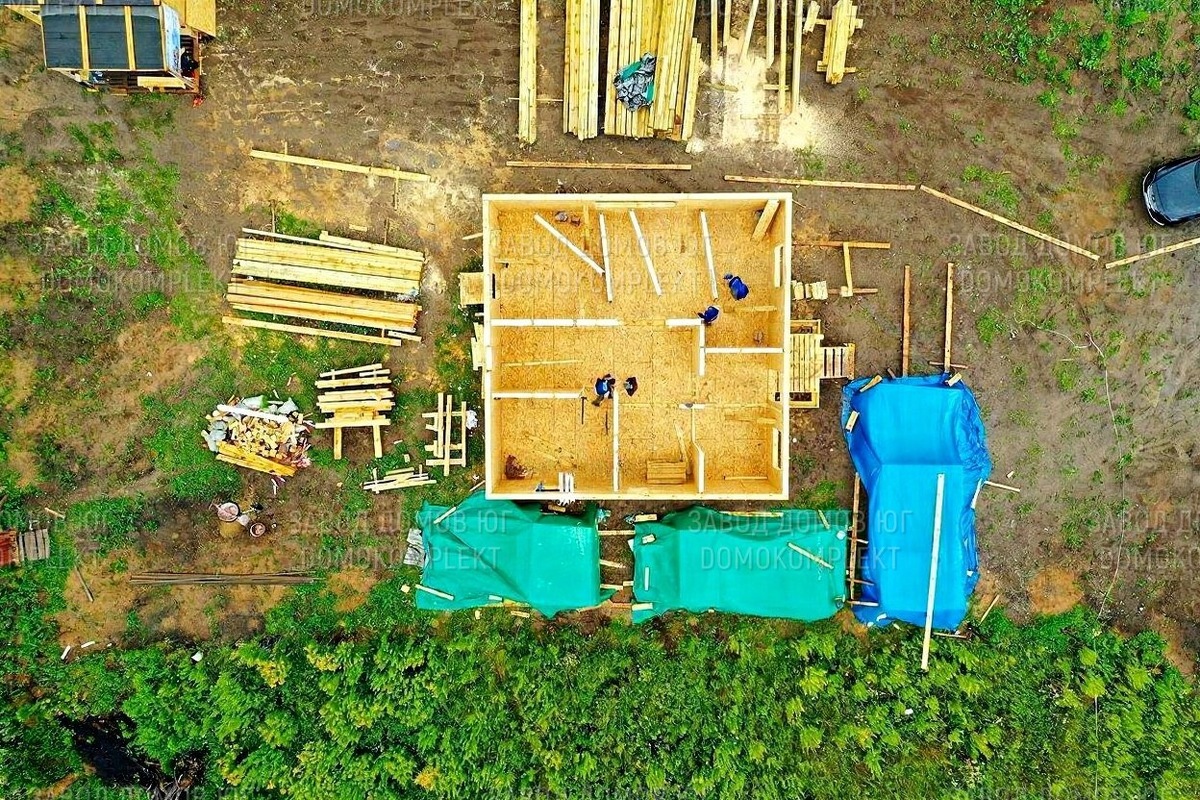 СИП-дома заводского производства собирают как конструктор