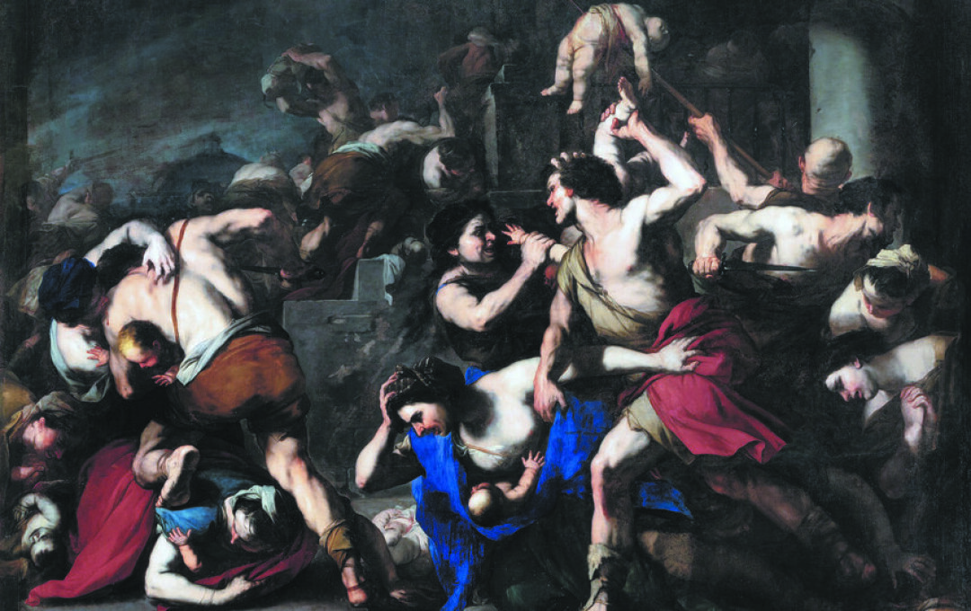 «Избиение младенцев»(1663), после реставрации.