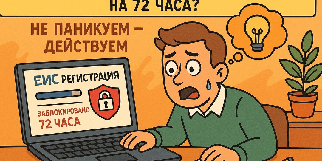 Блокировка Госуслуг на 72 часа? Не паникуем — действуем при регистрации в ЕИС