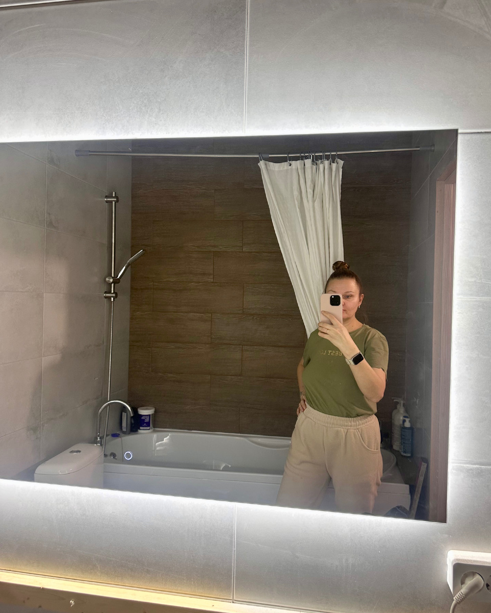 Первое селфи в новом зеркале - мое