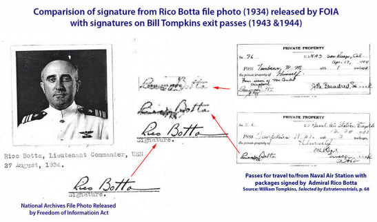 Изображение: Пропуск, подписанный контр-адмиралом Рико Боттой