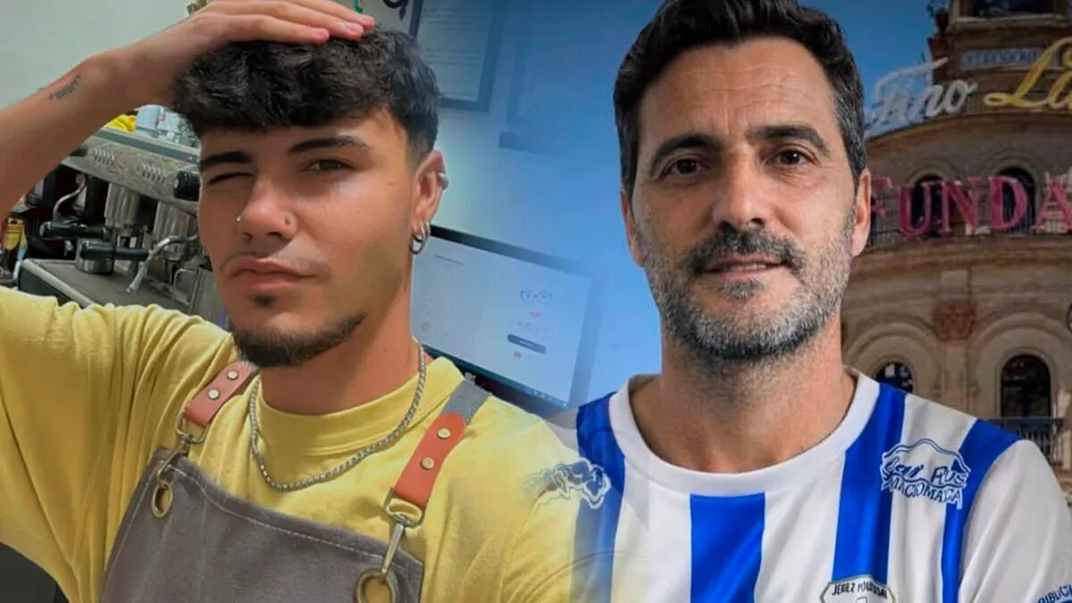    Кристиан Гуиса и его отец, Дани . Instagram: @cristiannguiza и @jerezindustrialcf