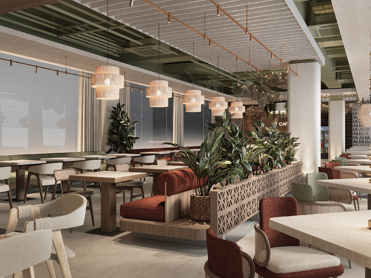 зал ресторана в итальянском стиле от студии MORS interiors