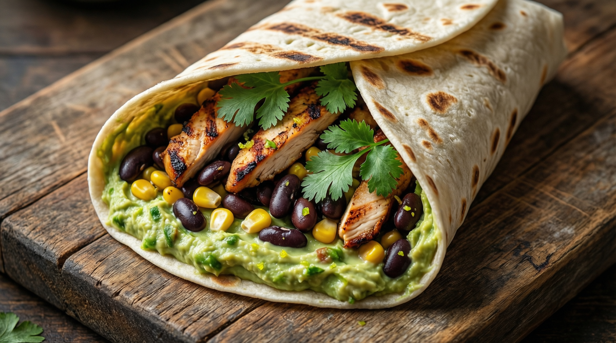 Буррито с гуакамоле