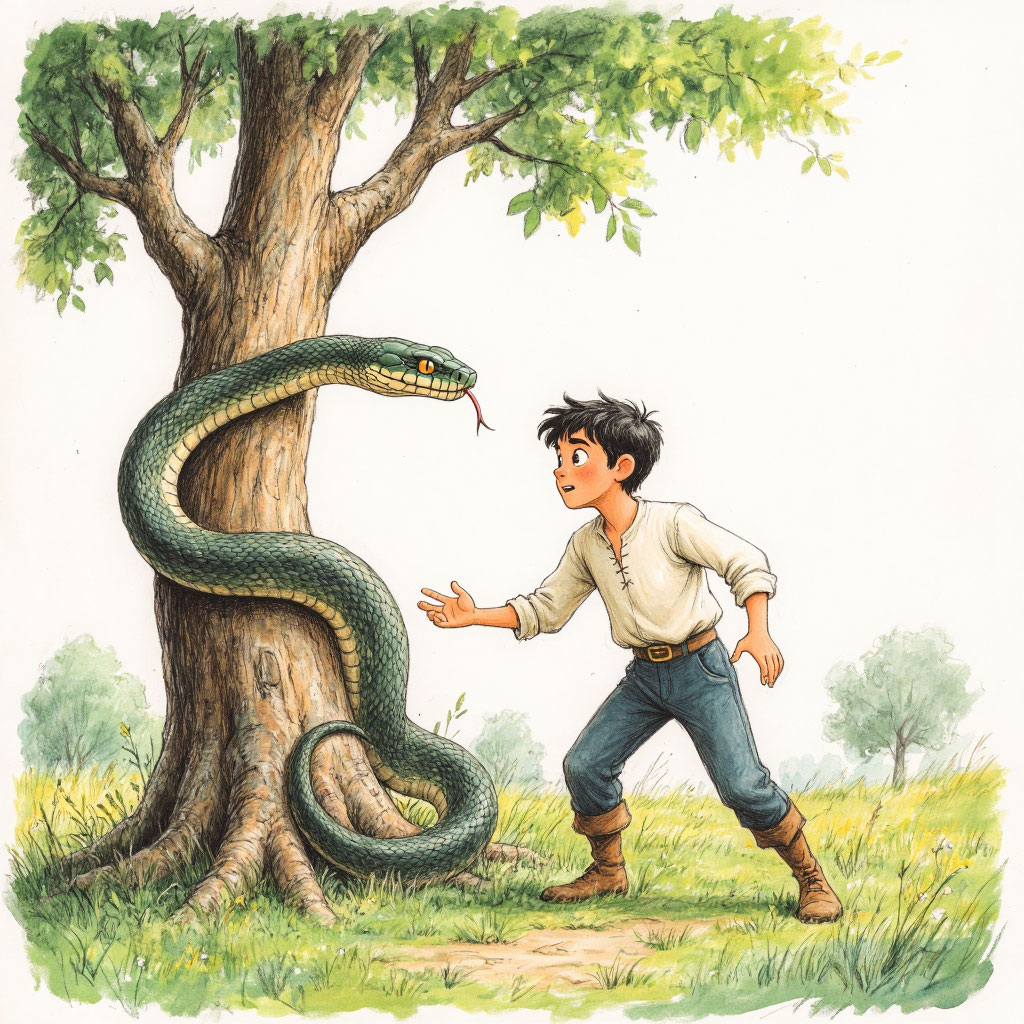 Богатырь Назнай и змей