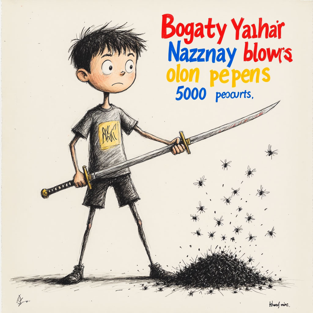 рисунок Богатырь Назнай