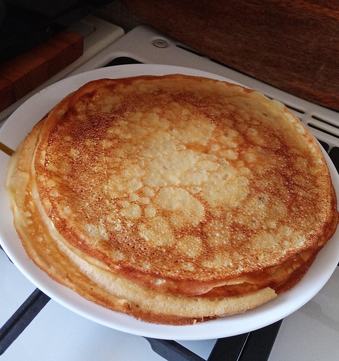 Фото 2021-го года. Других фотографий блинов в архиве нет!