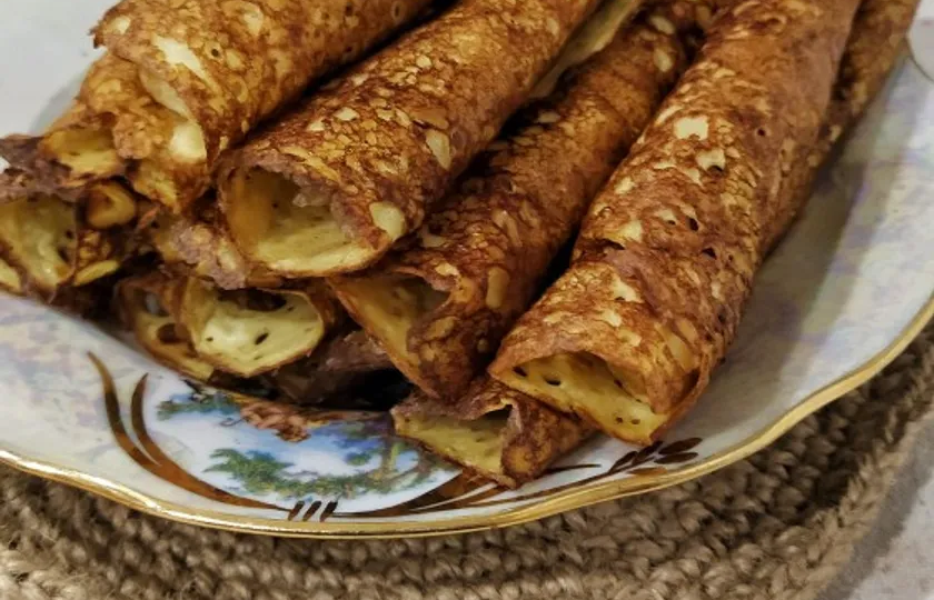 Блины на кипятке. Блины на Масленицу