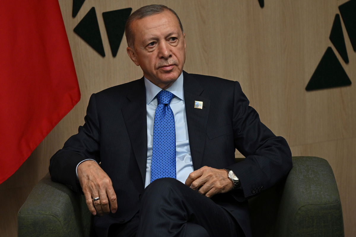    Президент Турции Реджеп Тайип Эрдоган  Paul Ellis/Pool Photo via AP