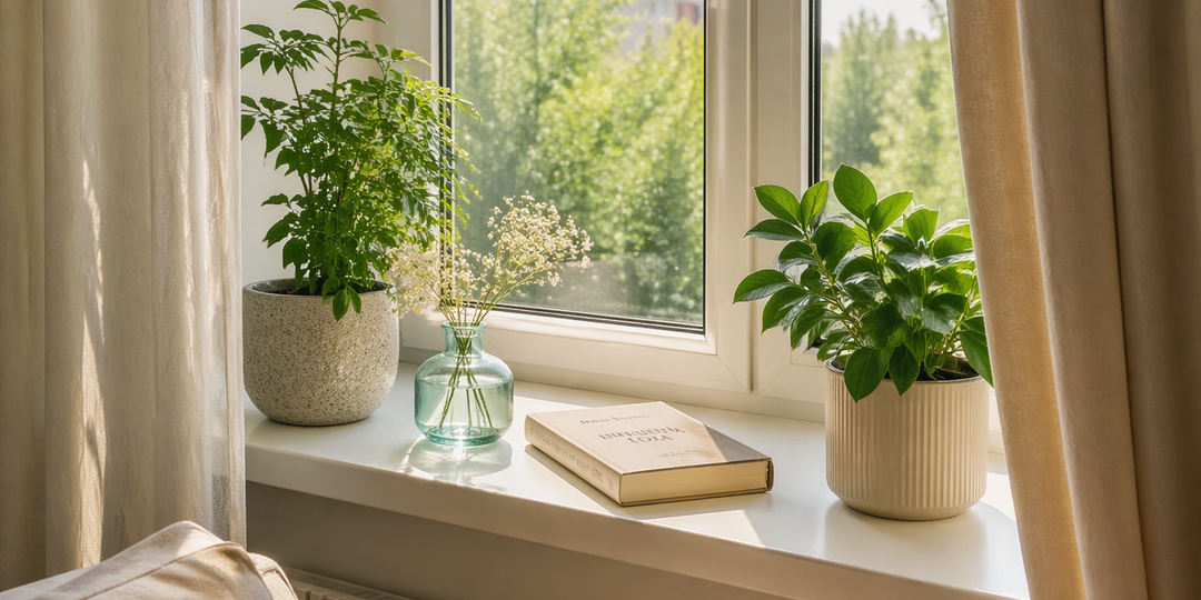 Забудьте про цветы: 8 неожиданных идей для вашего подоконника