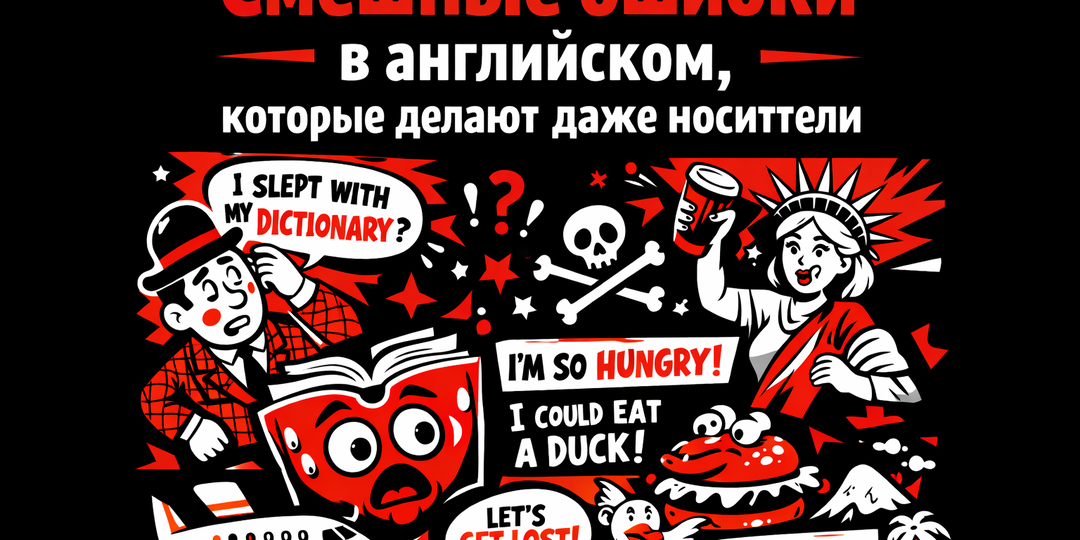 Смешные ошибки в английском, которые делают даже носители