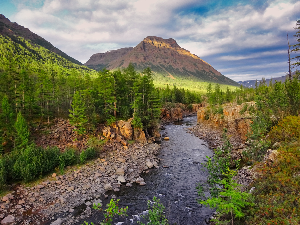 Плато Путорана, долина реки Бунисяк. Все фото, где не указан источник - мои.
