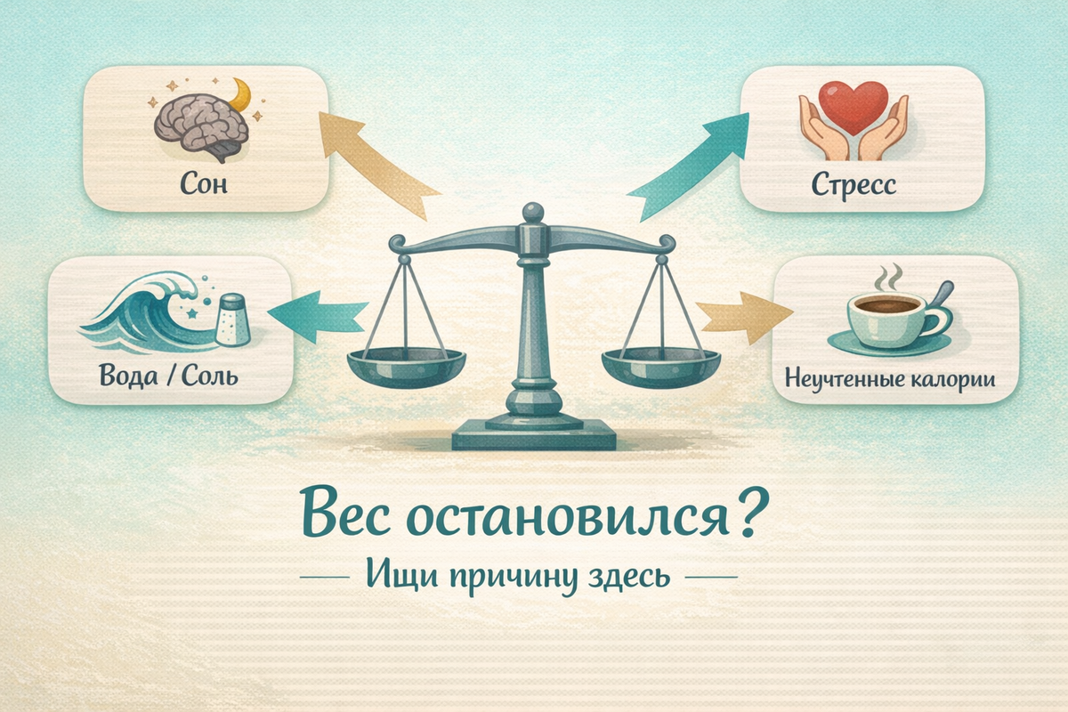 Плато редко бывает случайным. Чаще всего это системный «стоп-сигнал» от организма.