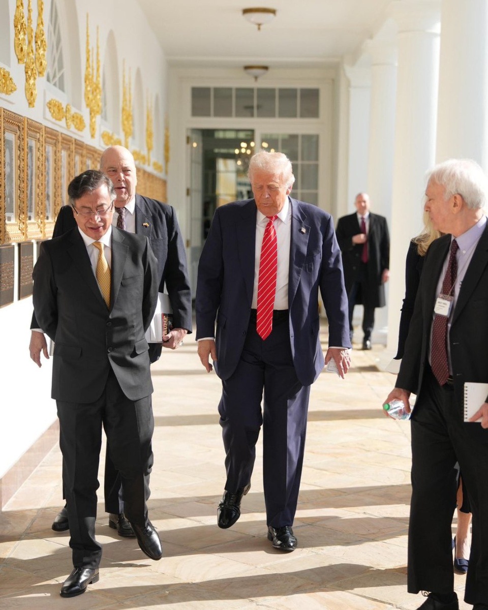 Густаво Петро и Дональд Трамп в Белом Доме 