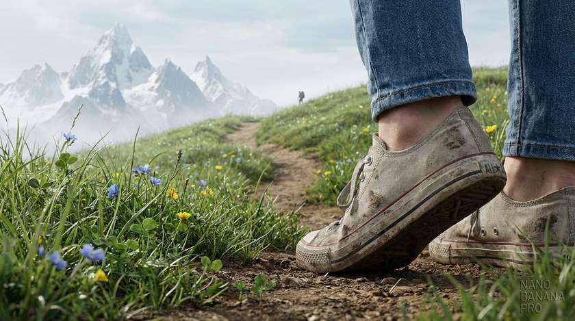 Мы смотрим на далекие чужие вершины, не замечая свою тропинку. Не все должны покорять Эверест. Кому-то важнее свой цветущий холм.