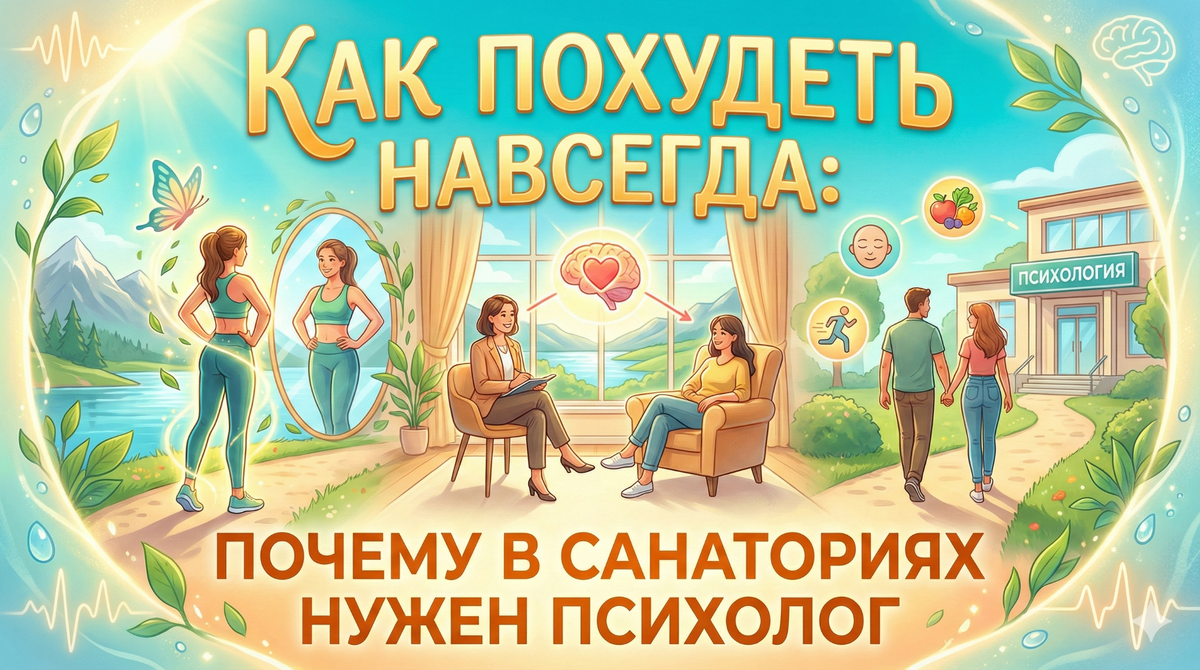 Как похудеть навсегда: почему в санаториях нужен психолог