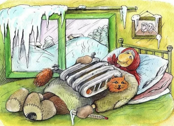 Батарея со встроенным мяукателем