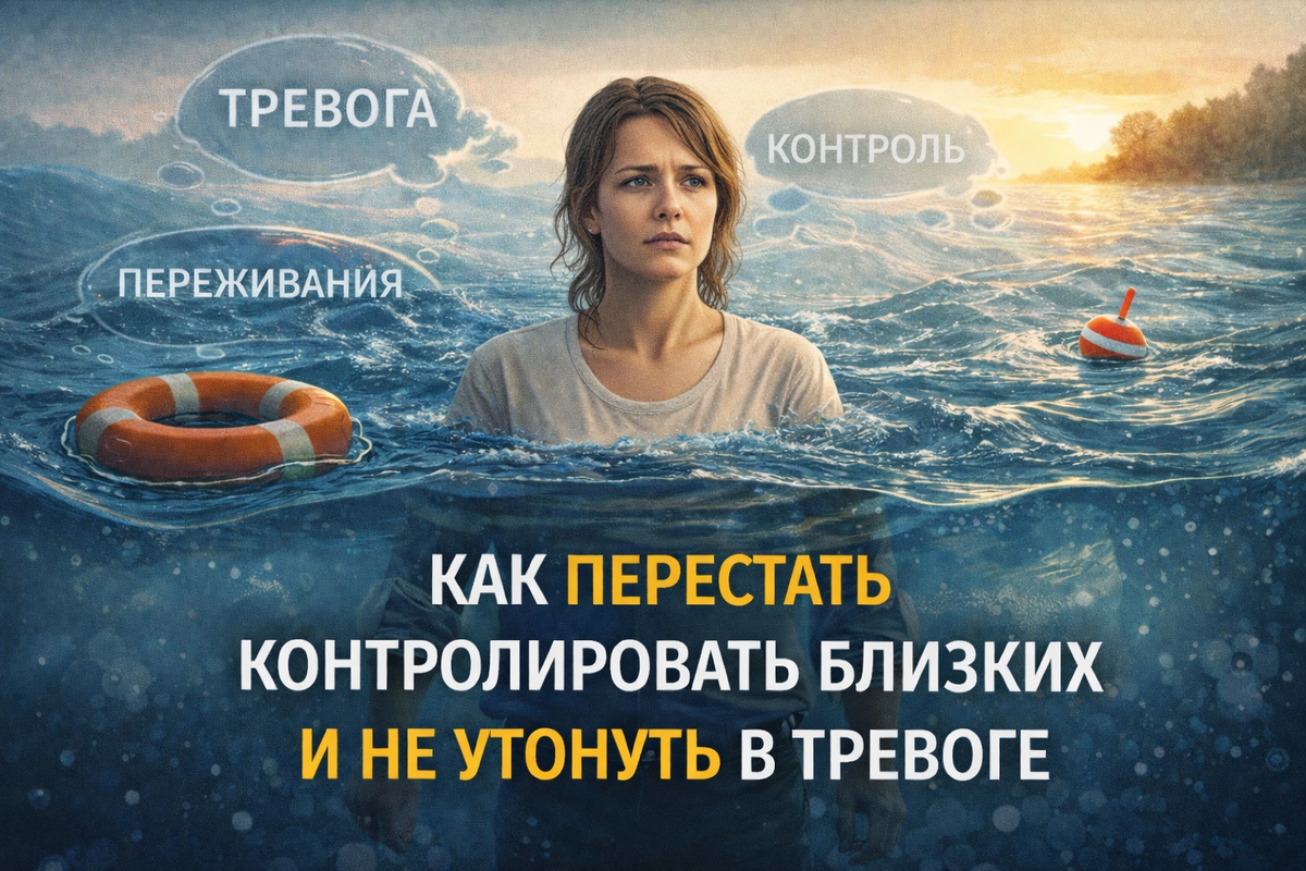 Иногда тревога за близкого превращается в постоянный контроль: напоминания, разговоры, спасение, попытки удержать человека от ошибок. В этой статье – почему это так изматывает и как начать возвращать ответственность туда, где ей место.