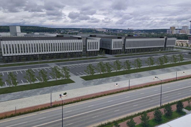    КРСУ / Рендеры готового технопарка «Космос»