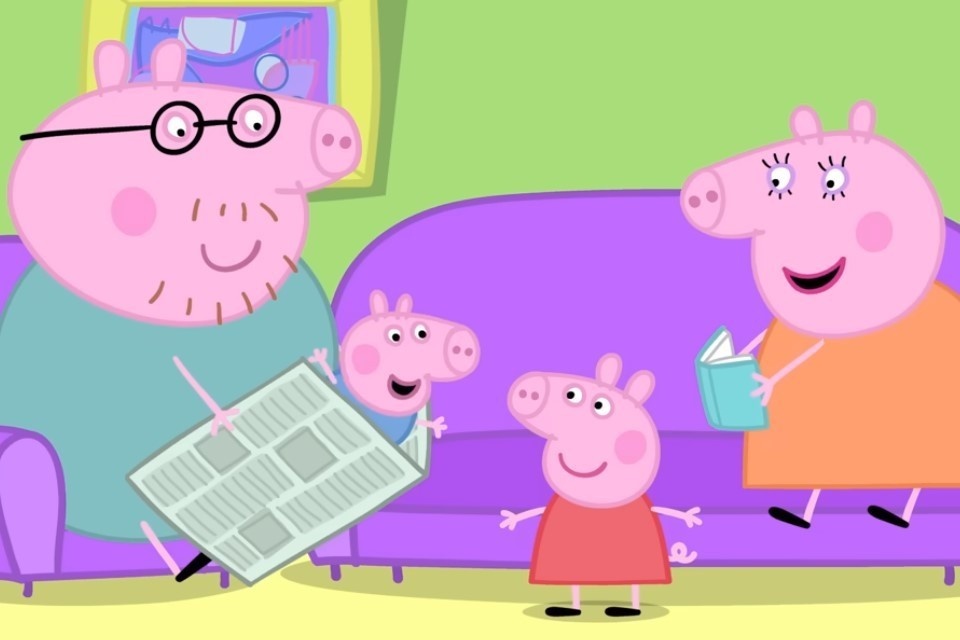    Mirror: Свинка Пеппа сообщила печальную новость о родном брате, фото: кадр из мультсериала