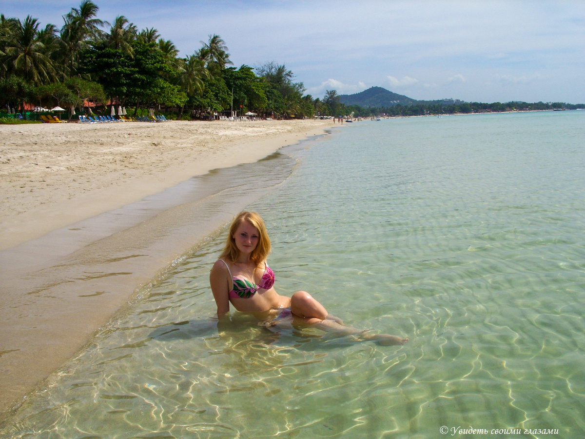Пляж Чавенг в апреле. Остров Самуи, Таиланд