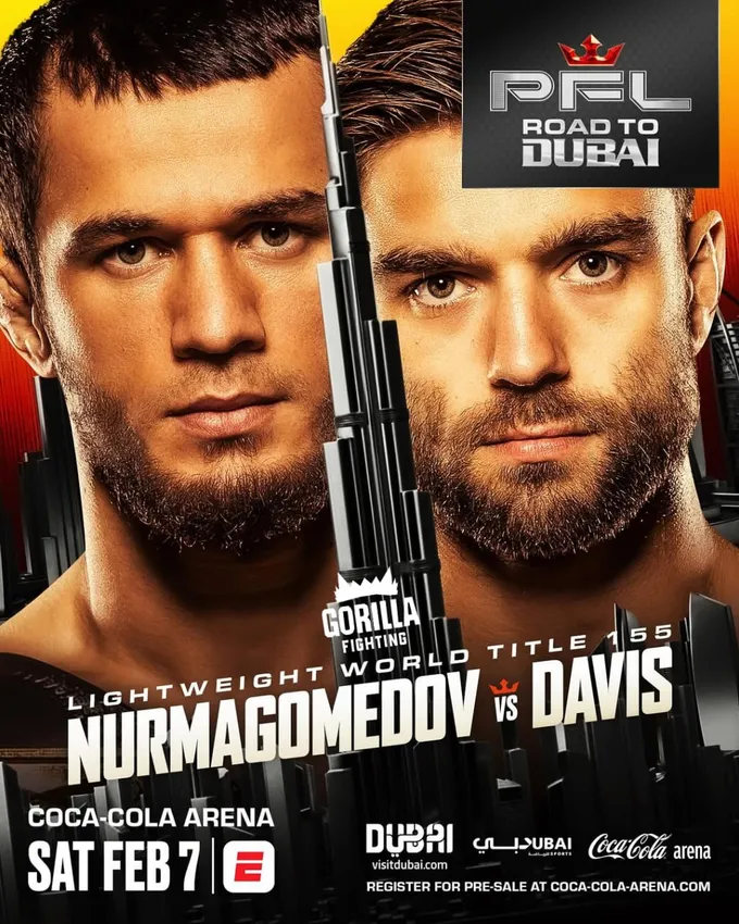     PFL: Усман Нурмагомедов – Альфи Дэвис