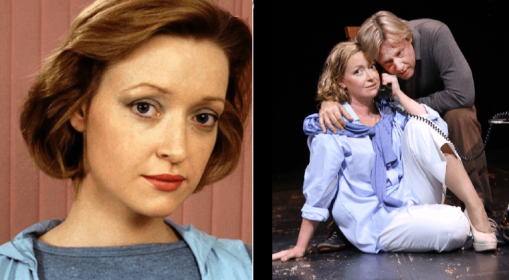 Ольга Кузина на театральной сцене с Дмитрием Харатьяном